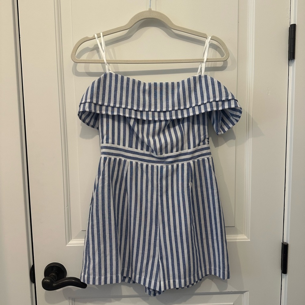 Lulu’s Striped Romper, Size Small